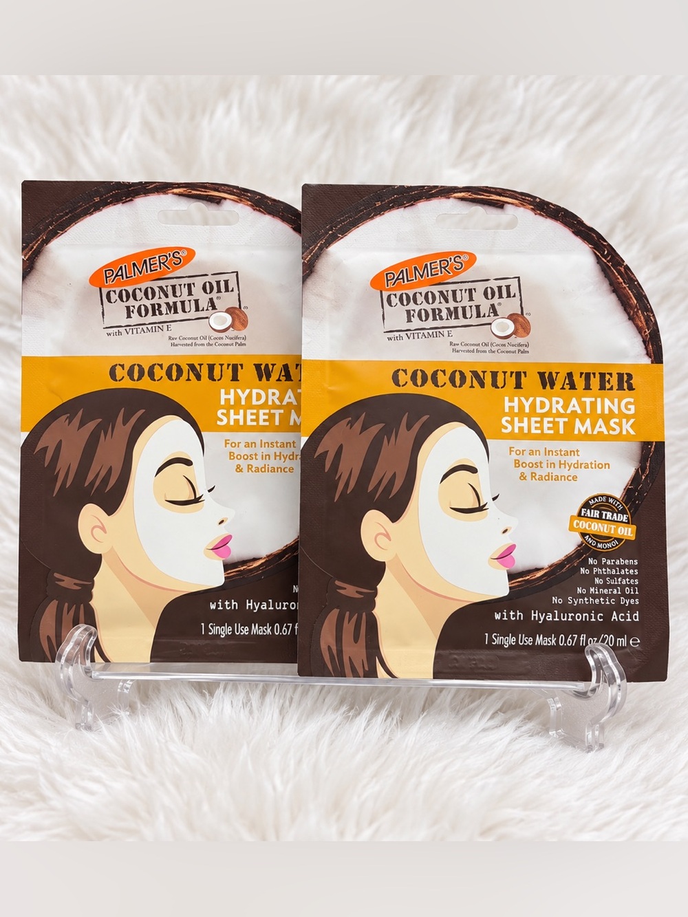Palmer’s Coconut Oil Formula Coconut Water Hydrating Sheet Mask - 2 pack
